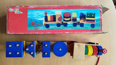 Photo of free Wooden train shape sorting toy (Earlsdon CV5) #1