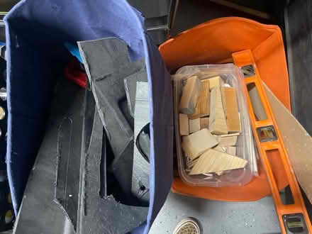 Photo of free Wood and plastic scrap pieces (104th and Chambers (Reunion)) #1