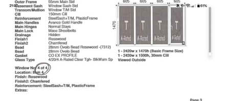 Photo of free Rose wood uPVC large window frame. (Fingringhoe CO5) #1
