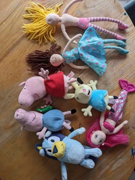 Photo of free Soft toys - Peppa Pig, Bluey + (Wood Street) #1