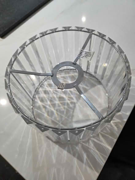 Photo of free Small crystal effect lamp shade (New Ash Green DA3) #3