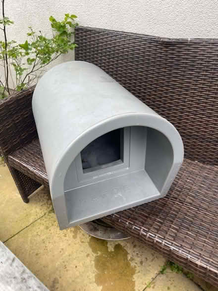 Photo of free Cat kennel/house and cat biscuit container (Bow E3) #1