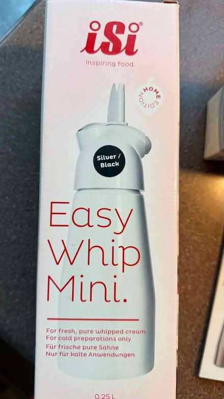 Photo of free Whipped cream maker (Central Alameda) #2