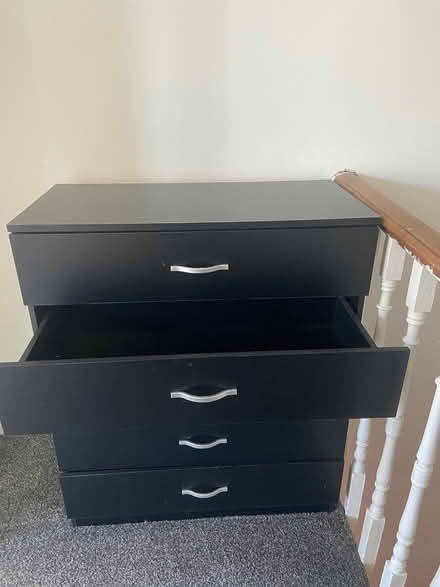 Photo of free Black dresser with 5 drawers (SE153BS) #1