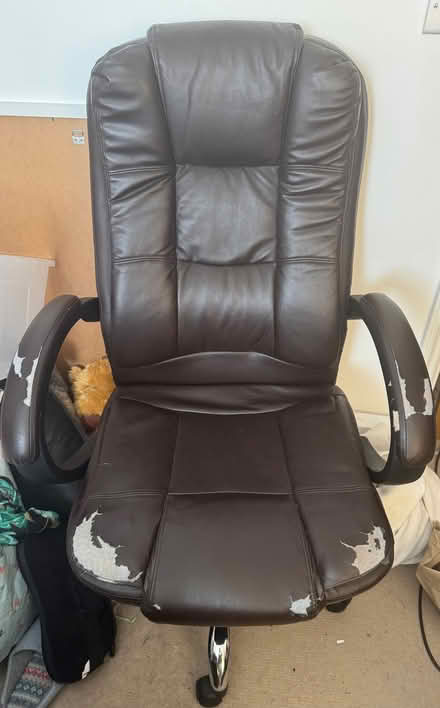 Photo of free Padded desk chair (Newton Leys MK3) #1