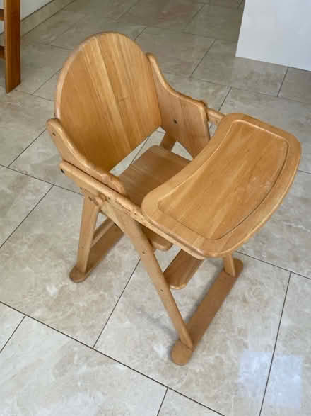 Photo of free Wooden baby high chair (Sm69nf) #4
