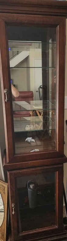 Photo of free Curio/Display Cabinet (Redwood and Novato Blvd) #1