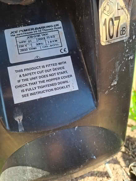 Photo of free Garden/shrubbery shredder (GL19 3 . Hartpury collage) #4