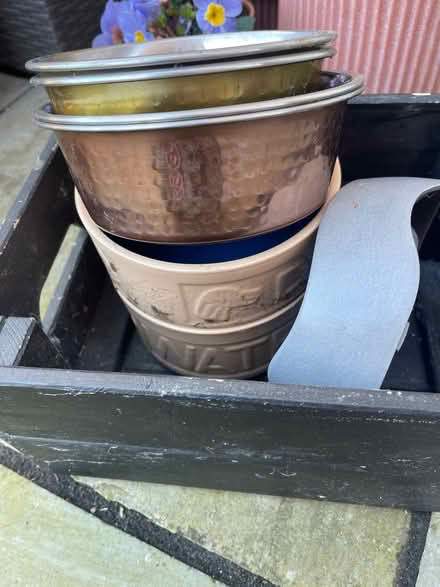 Photo of free Selection of dog bowls (Bedford) #1