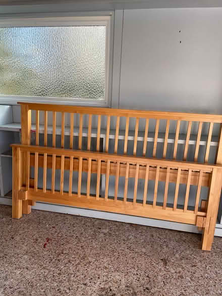 Photo of free King bed frame (Cupertino) #1