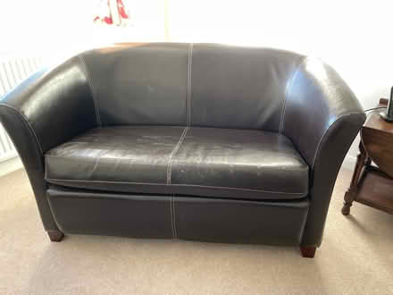 Photo of free Settee leather effect (Danbury CM3) #1