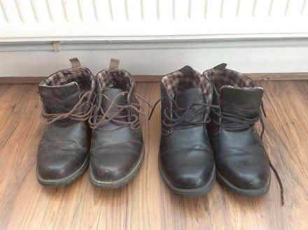 Photo of free 2 pairs of men's lace-up shoes Size 9 (Peacehaven BN10) #1