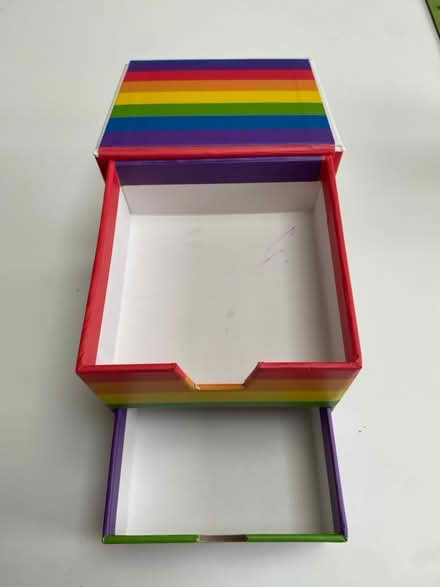 Photo of free Rainbow notepad holder with drawer (Amersham Common HP7) #2