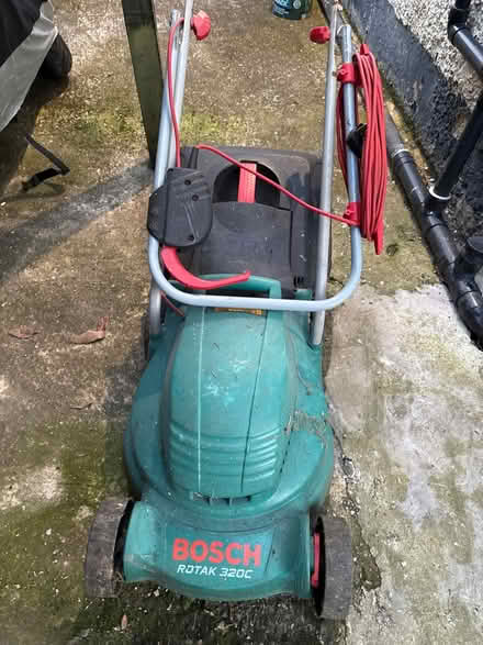 Photo of free Bosch Lawnmower (working) (Enfield) #2