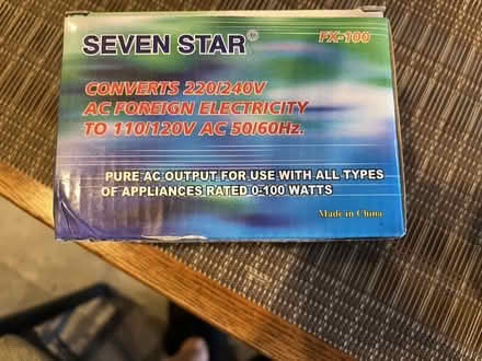 Photo of free set of convertors for travel (Prospect and DeAnza) #3
