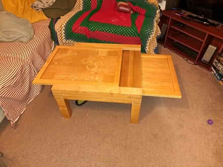 Photo of free Wooden coffee table (Horsforth LS18) #2