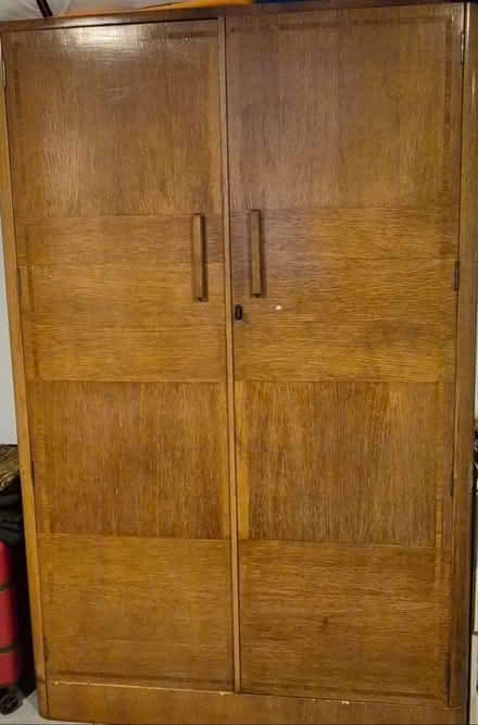Photo of free Wooden 2-Door Wardrobe – Must Collect by 21st March (Petersfield Ward CB1) #1