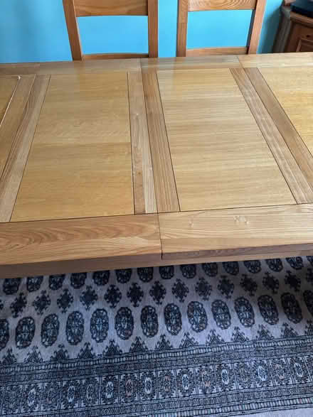 Photo of free Wooden extending dining table (Hale Barns, WA15 0EW) #2