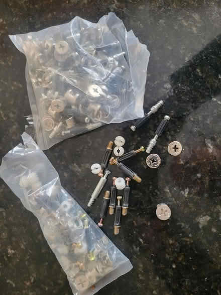 Photo of free Flatpack/hinge fixings (Dorking) #1