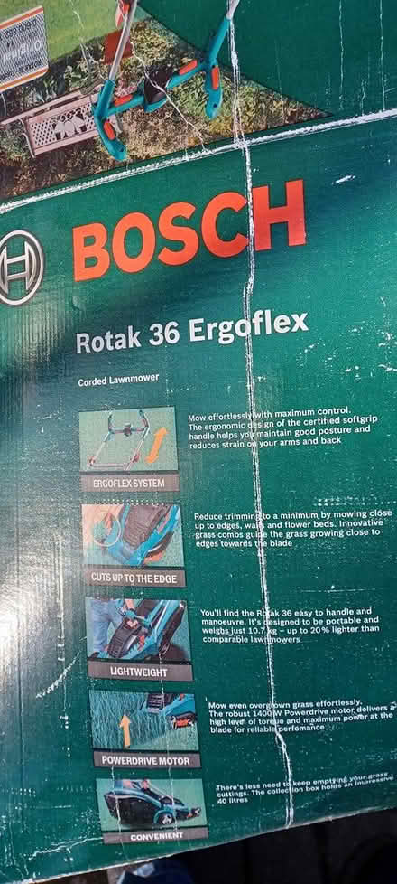 Photo of free Bosch electric lawnmower (Sheffield S11 High Storrs) #2