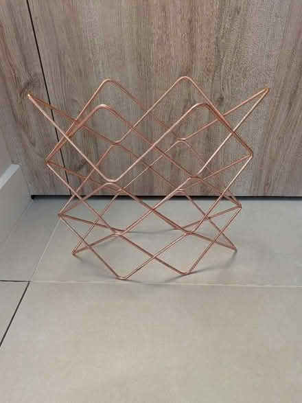 Photo of free Rose gold wine rack (Bernards Heath AL1) #1