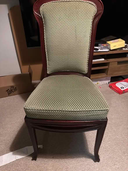 Photo of free 4 solid wood sturdy chairs (Devonshire Quarter S3) #1
