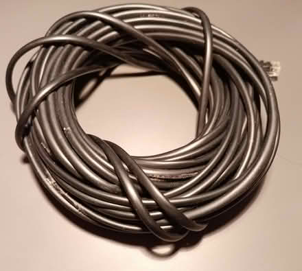 Photo of free 15m Black RJ11 Cable (Nottingham NG7) #1