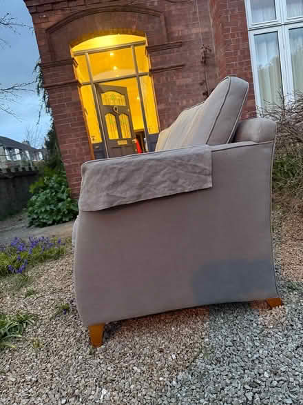 Photo of free Grey two seater couch (Rathgar) #4
