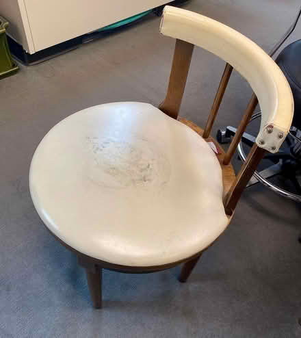 Photo of free Round, padded chairs w/ back (Downtown) #2