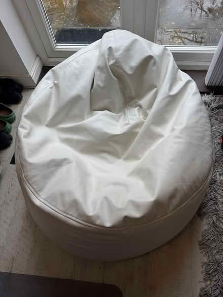 Photo of free Leather bean bag large (Orpington) #1