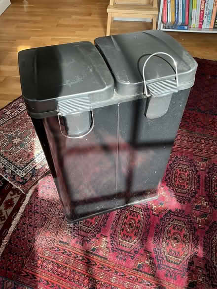 Photo of free John Lewis black dual bin (Kilburn NW6) #1