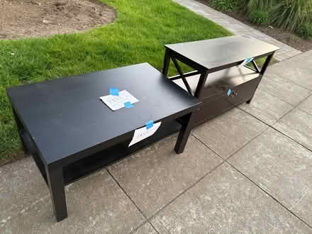 Photo of free Coffee table & TV stand (Valencia Avenue, Sunnyvale) #1