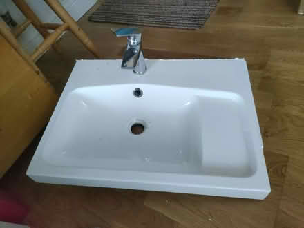 Photo of free Basin and mixer tap (Bomere Heath SY4) #1