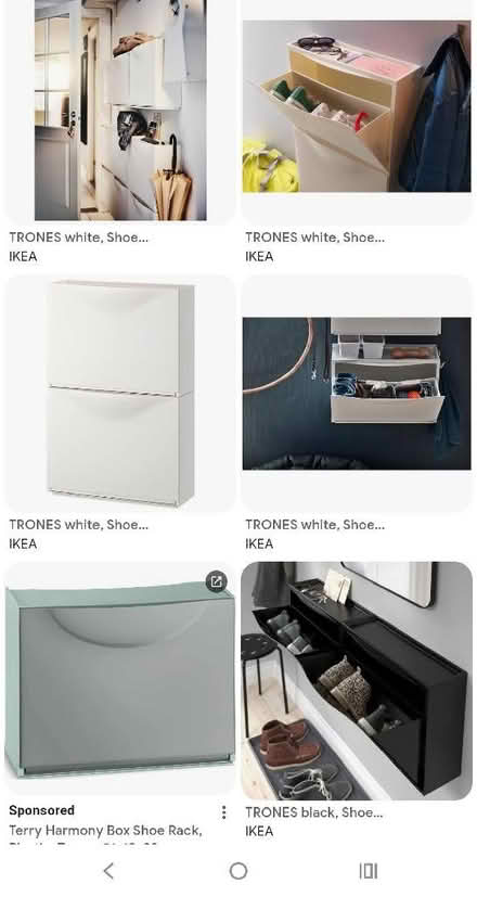 Photo of Thin shoe cabinet (Kemptown BN2) #1