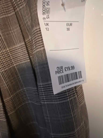 Photo of free Porter & Ash Check Trousers. Size 12. Never Worn. (Southsea PO4) #3