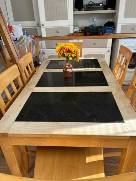 Photo of free Black marble table (Morden SM4) #1