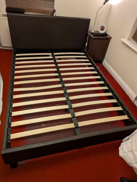 Photo of free Faux Leather Double Bed Frame (RG30) #1