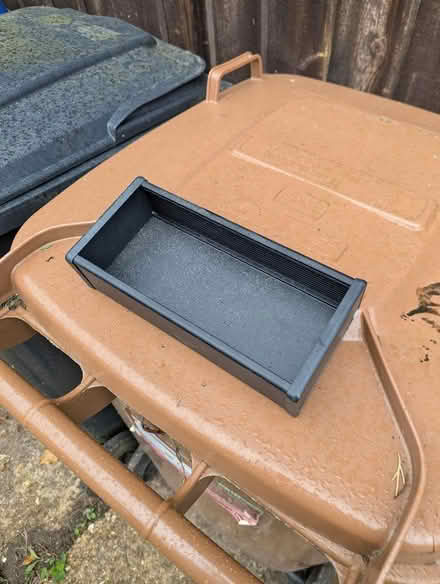 Photo of free Black extruded metal project box with plastic ends. (North Herts SG4) #1