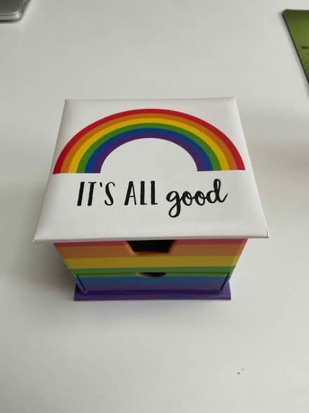 Photo of free Rainbow notepad holder with drawer (Amersham Common HP7) #1