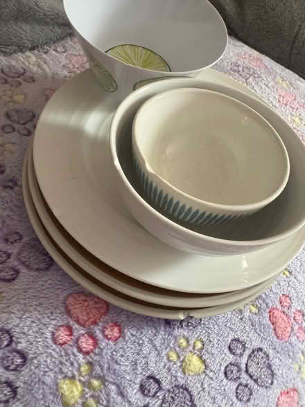 Photo of free Mix of plates & bowls with chips (Newton Leys MK3) #1