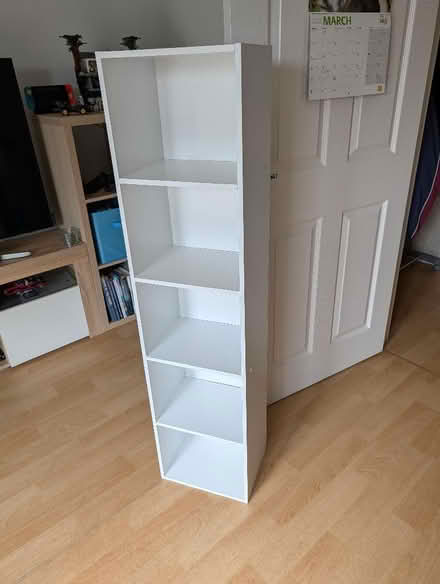 Photo of free White 5 tier bookcase (Strood ME2) #1