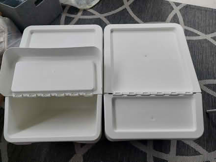 Photo of free Two stackable storage bins (N1 Wenlock Road) #2