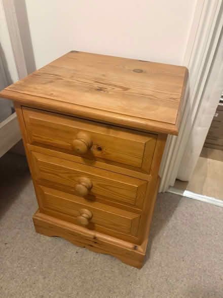 Photo of free Pine beside drawers cabinet (Chiswick W4) #2