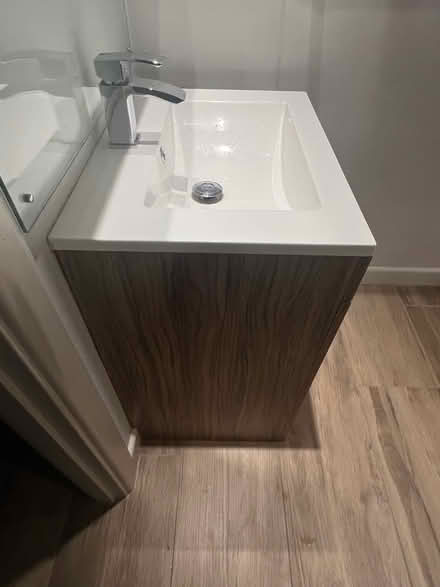 Photo of free Bathroom cabinet with mirror and a sink unit (Cardiff Bay CF10) #2