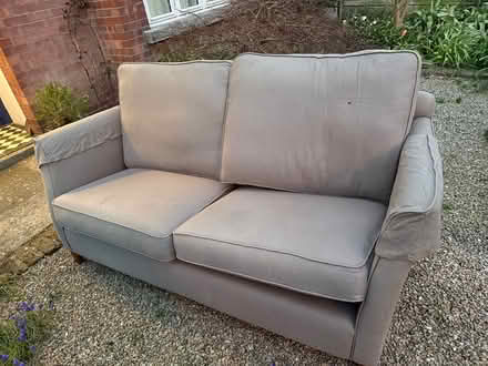 Photo of free Grey two seater couch (Rathgar) #2