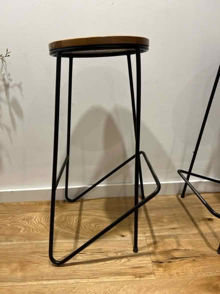 Photo of free Wooden and metal stool (W1U 1NW) #2