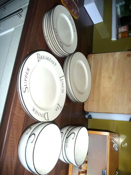Photo of free A 17 Piece Dinnerware set - pre owned. (Marshall's Cross WA9) #1