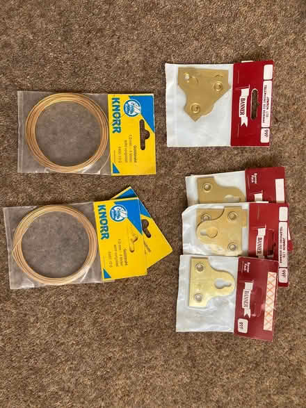 Photo of free Curtain rings , picture frame cable (Waterlooville) #2