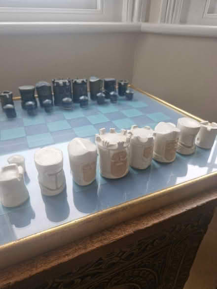 Photo of free 1971 Clay Chess Set (Southborough) #1