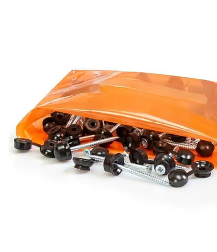 Photo of Corrugated Bitumen Roofing Sheet Nail Caps. (PL4) #1